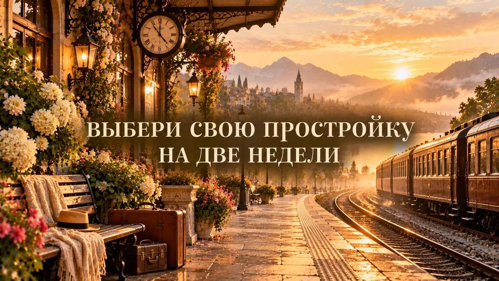 Выбери простройку на две недели.