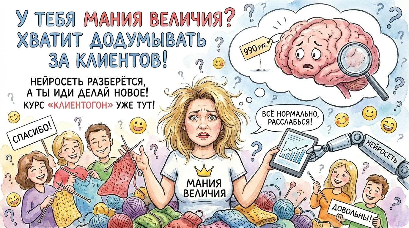 «У тебя мания величия.» Вот это я сказала ученице. На полном серьёзе. Она аж замерла. А дело было та