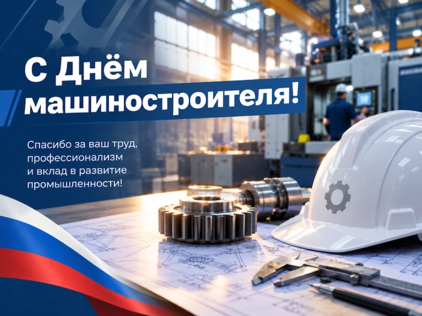 Сердечно поздравлем весь наш коллектив с Днём машиностроителя!