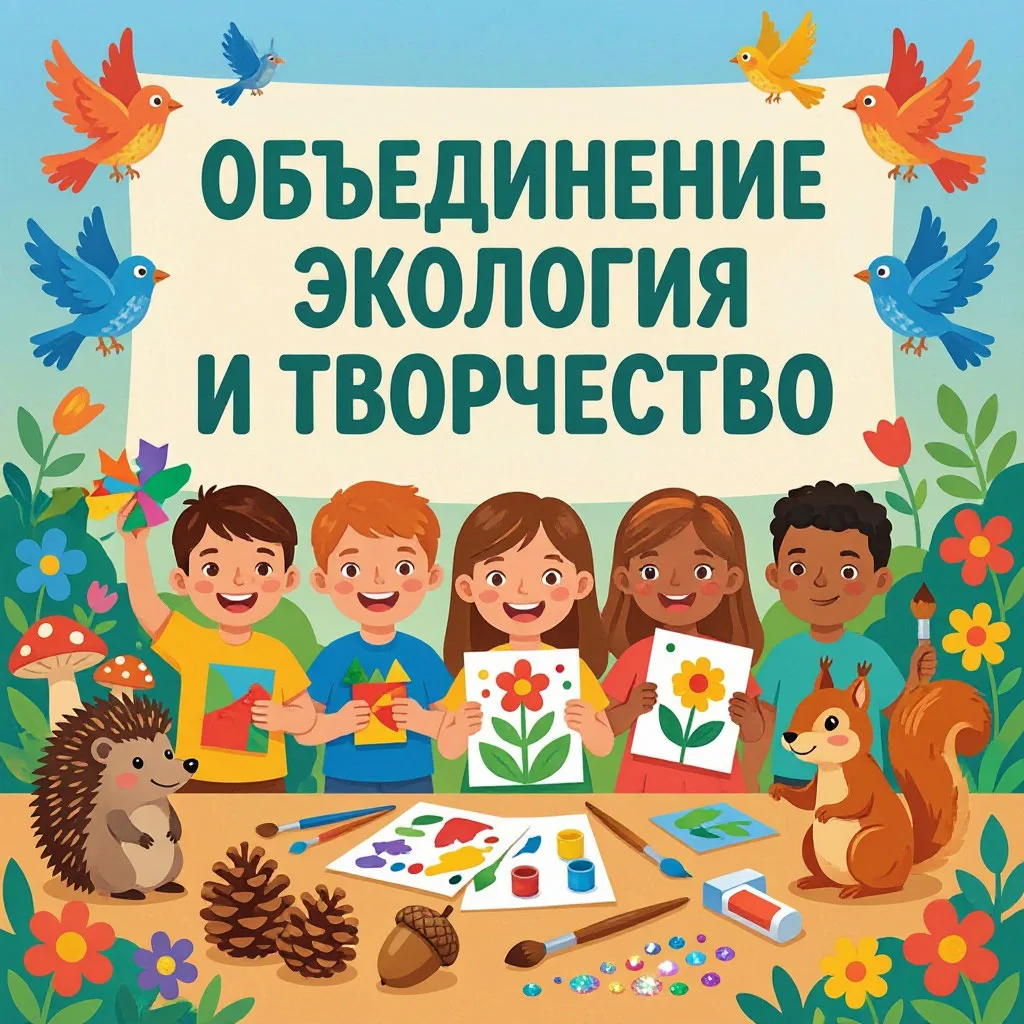 Приглашаем учащихся 2–4 классов в увлекательное объединение «Экология и творчество»!