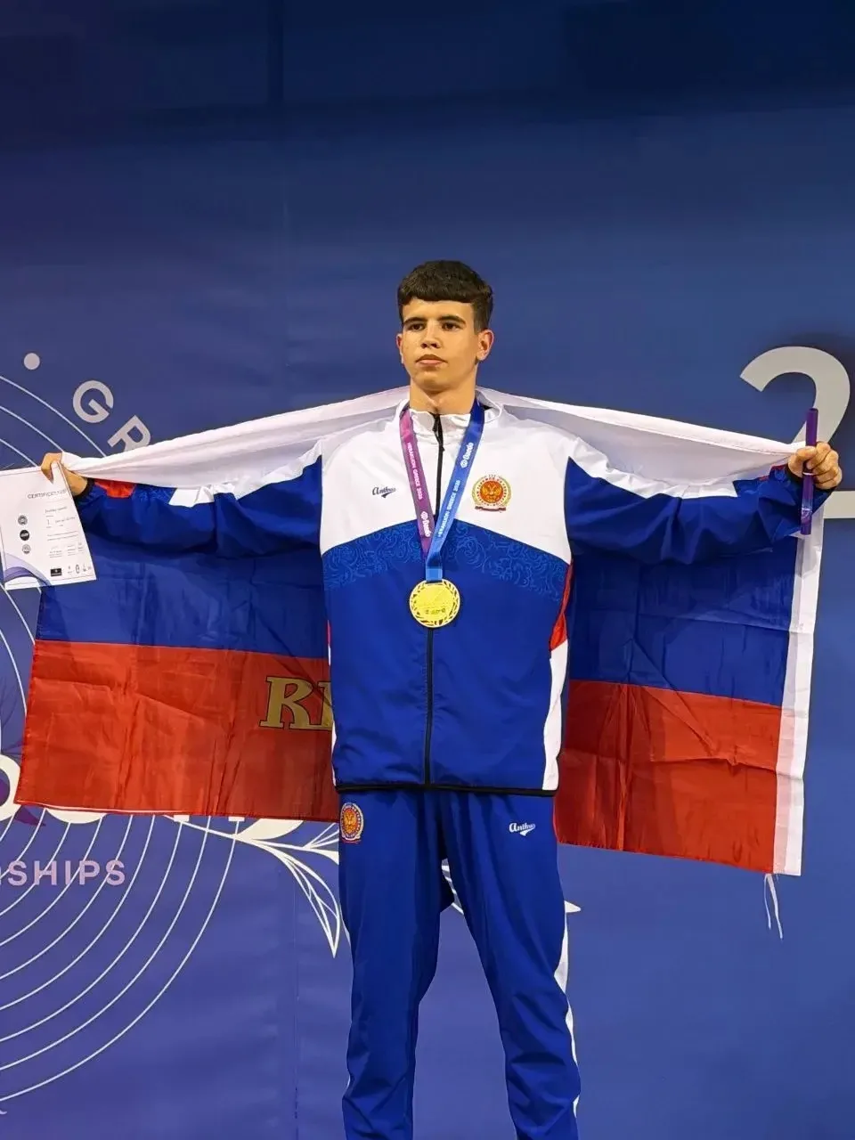 🏆 Золотая медаль Первенства Европы по тхэквондо ИТФ — у нашего спортсмена!  С 21 по 25 апреля 2026 г