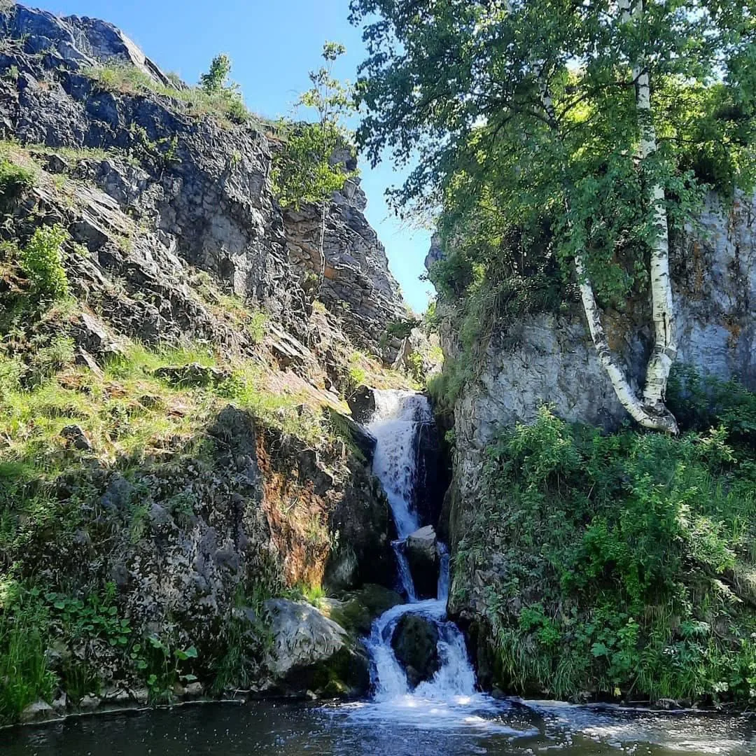 💦 Водопад Прямской в Новосибирской области