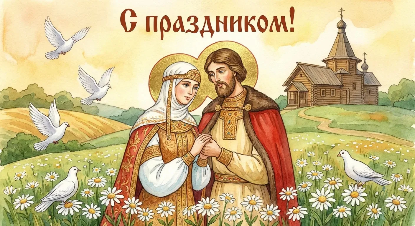 💕 8 июля - День семьи, любви и верности

🗓️ День семьи, любви и верности ежегодно отмечают в Росси