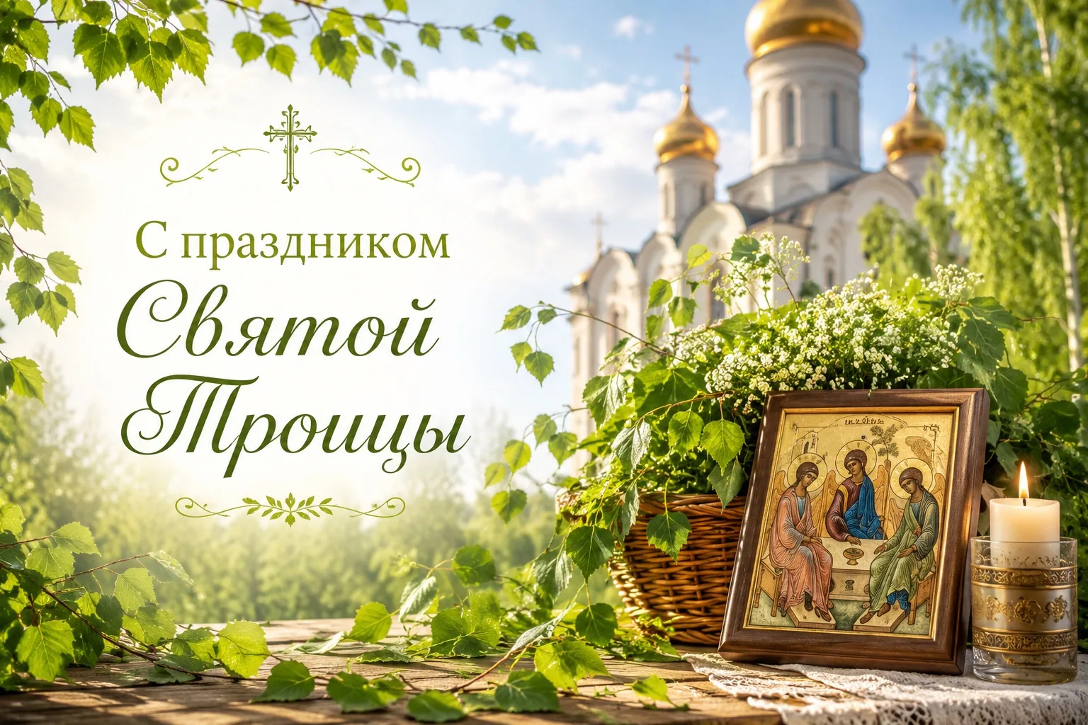 С праздником Святой Троицы 🌿