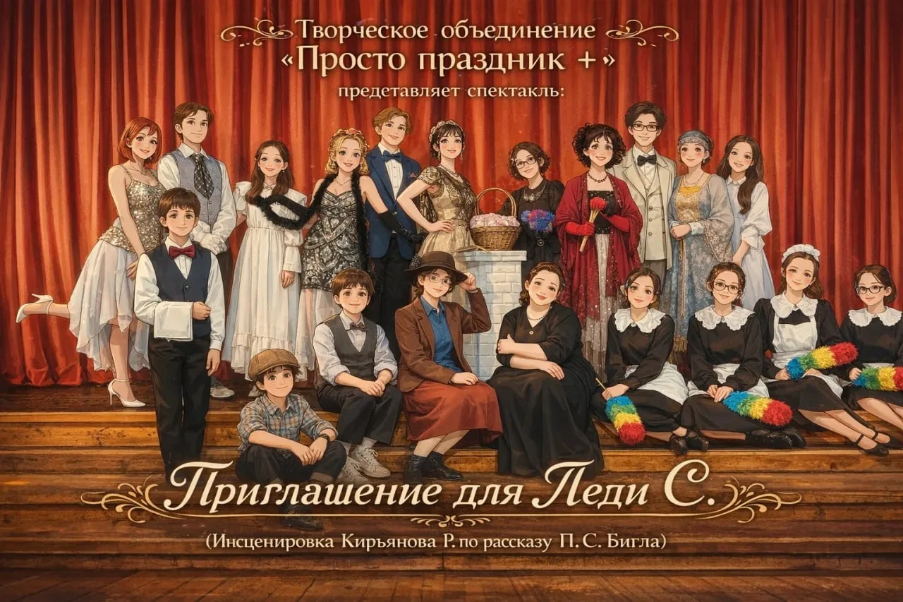 🔥 Премьера! «Приглашение для леди С.»  20 мая в концертном зале Центра «Московского долголетия» случ