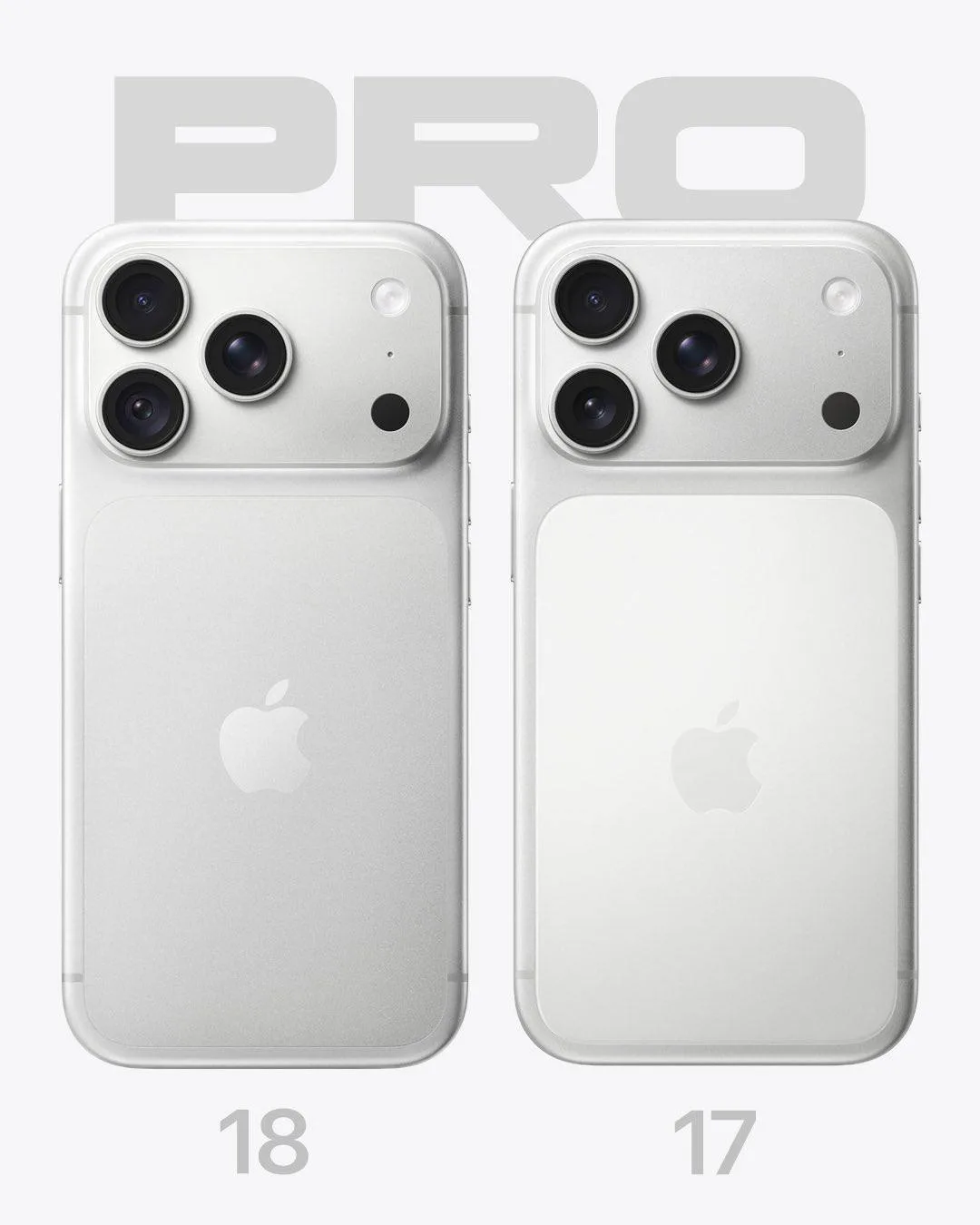 ⚡️ Стеклянная вставка корпуса iPhone 18 Pro теперь совпадает с цветом корпуса, для пред...