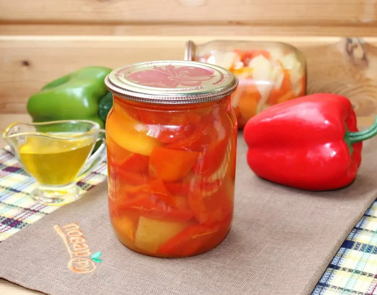 «Медовое лечо» на зиму — яркое, ароматное и очень вкусное! 🌶️