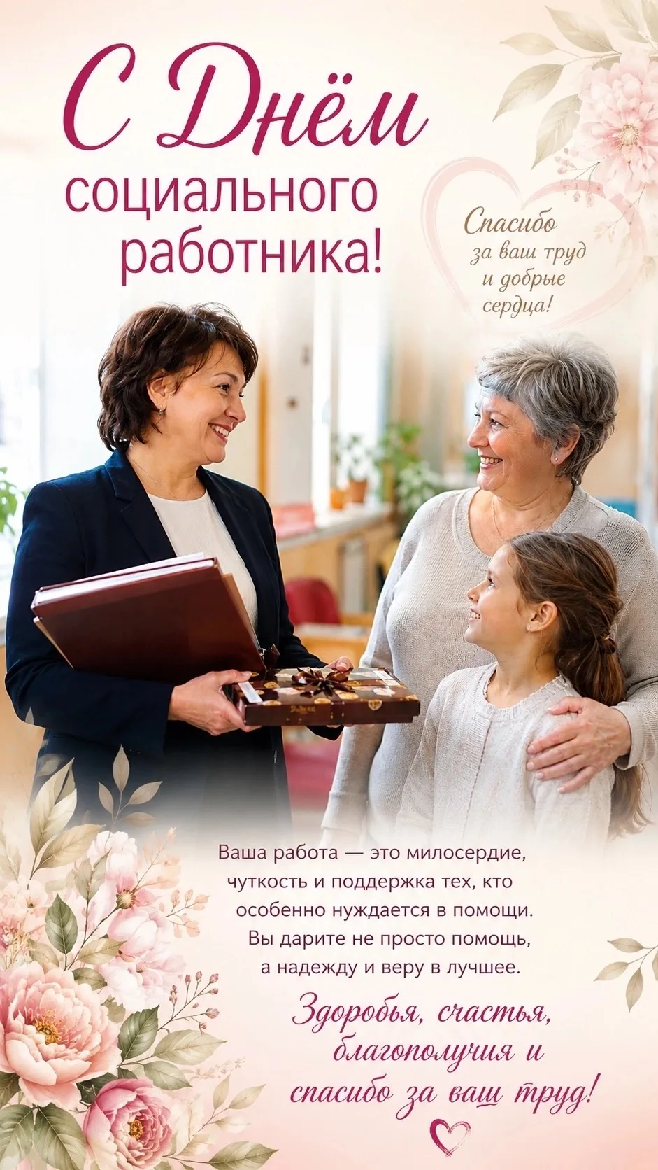 День социального работника: благодарим тех, кто помогает другим!