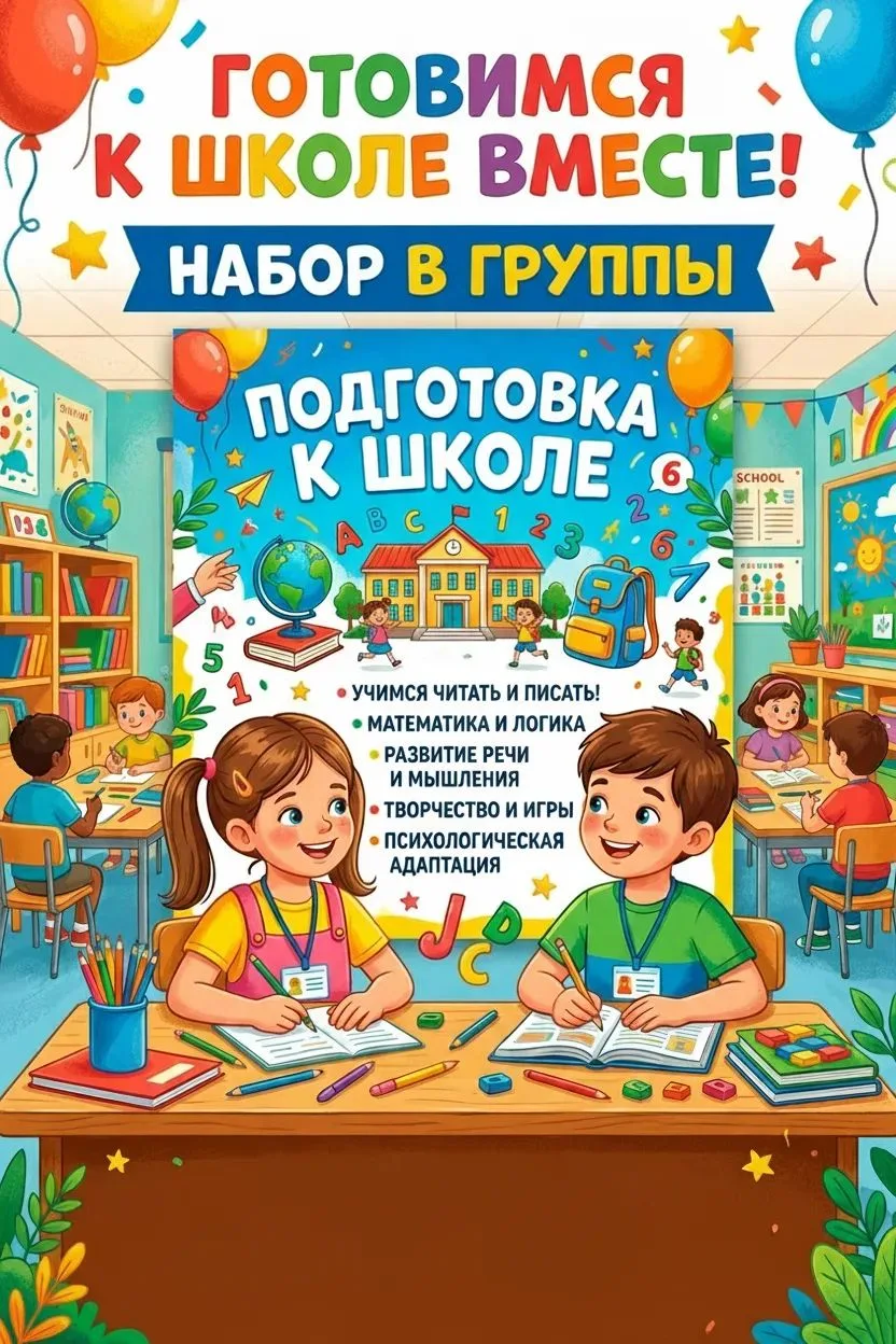 🚀 Продолжается набор в группу подготовки к школе