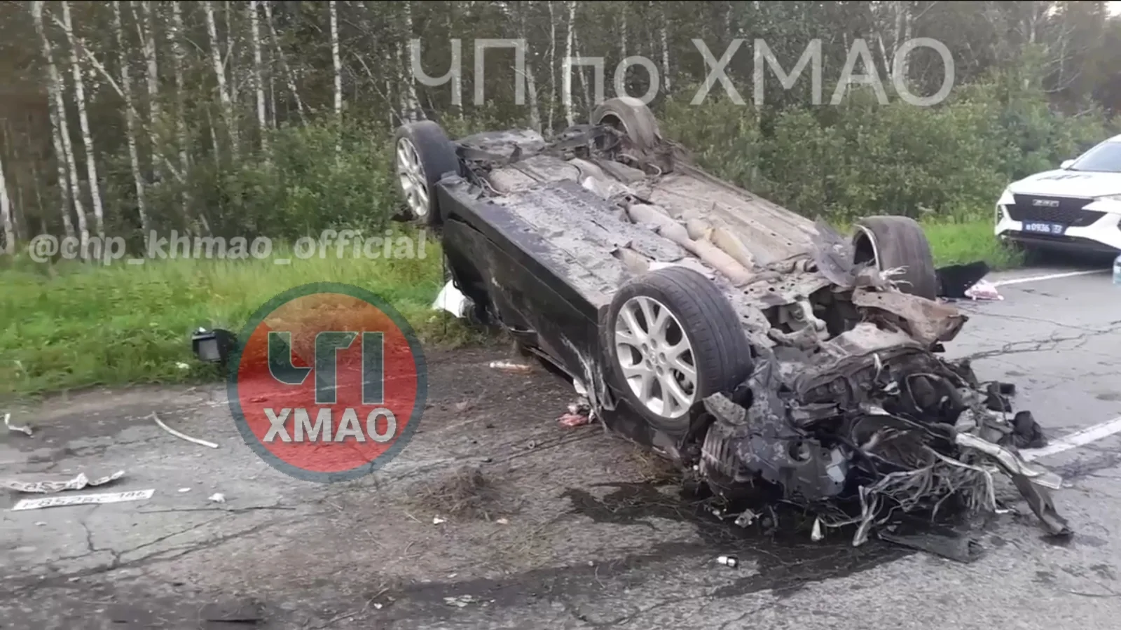 Смертельное дтп на 10-м километре автодороги Денисово-Архангельское в Ялуторовском округе автомобиль