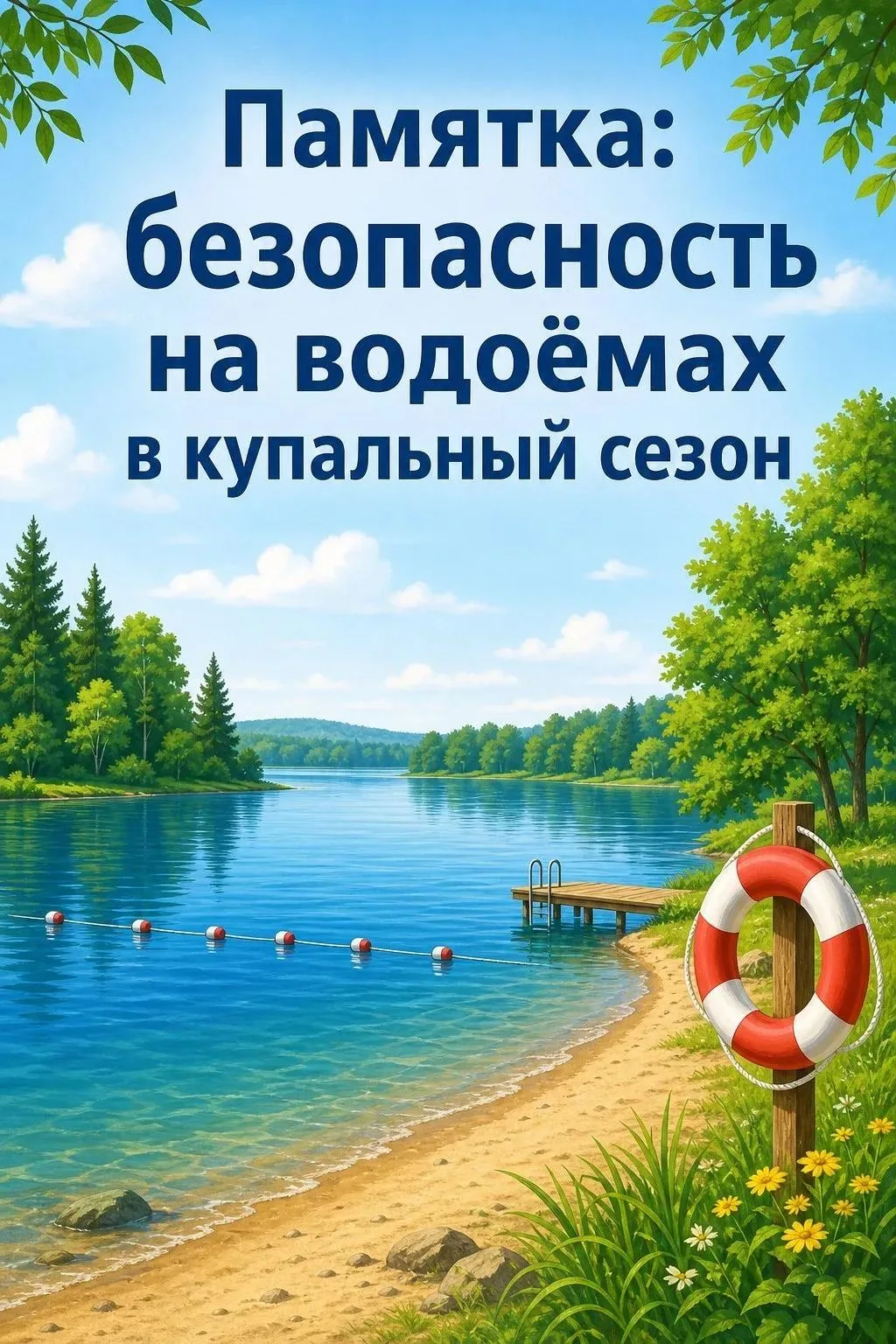 Лето, жара, водоёмы - как отдыхать безопасно.