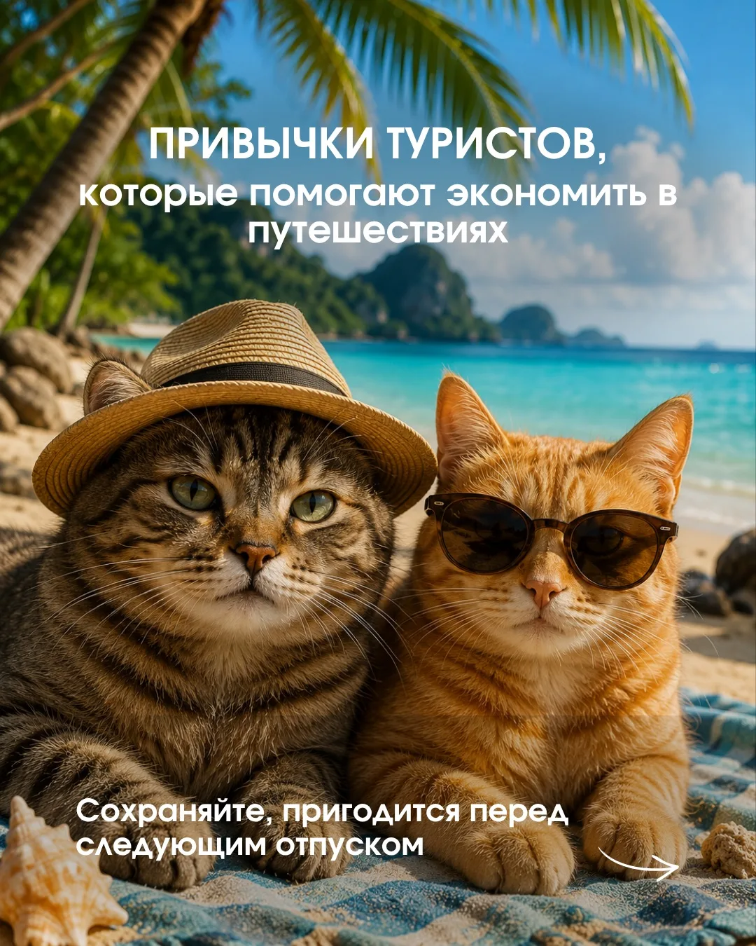 ✅Привычки туристов, которые экономят бюджет в путешествии