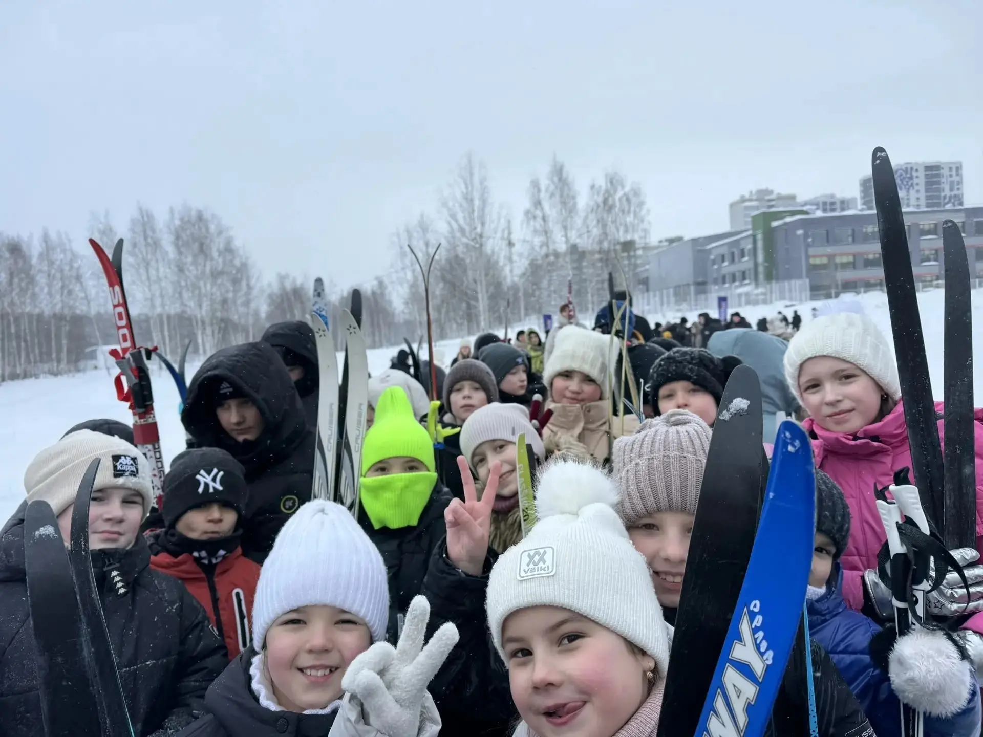 ⛷️Наши на "Лыжне Татарстана"!  Сегодня в микрорайоне Мирный состоялось ежегодное спортивное мероприя