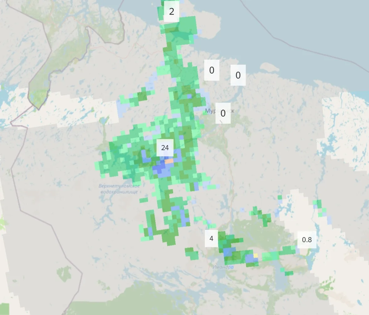Верхнетуломская аномалия  🌧