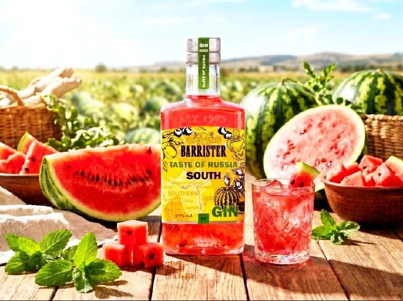 🍉Barrister собрал вкус юга России в бутылке джина.