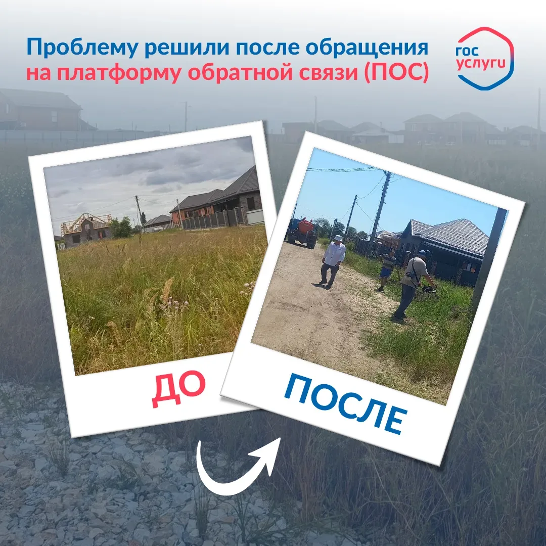 Жители пгт. Энем  обратились с жалобой на состояние участка по улице Абадзехской. Трава...