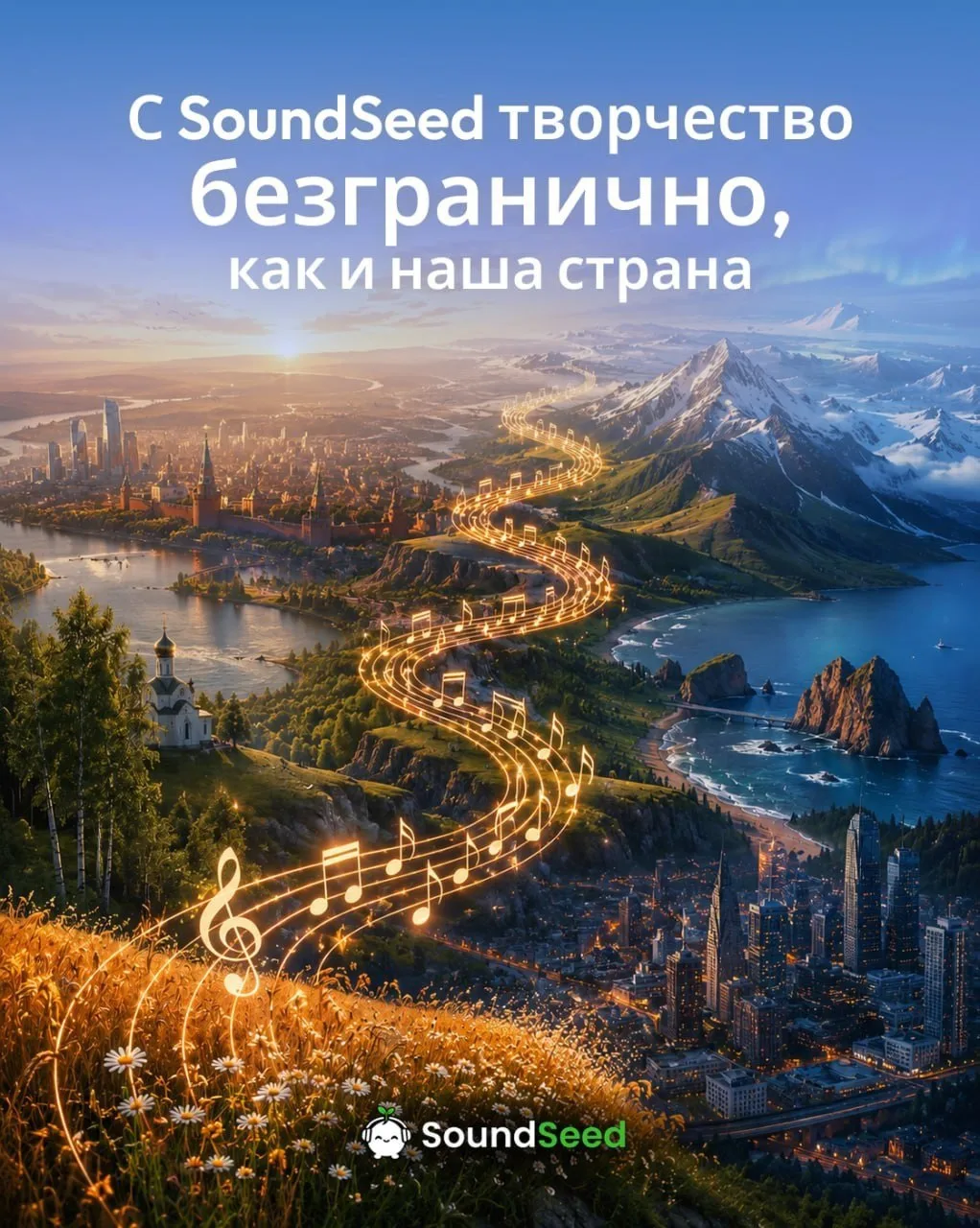 🇷🇺 В День России особенно хочется говорить о нашей стране языком музыки.

С помощью SoundSeed кажд