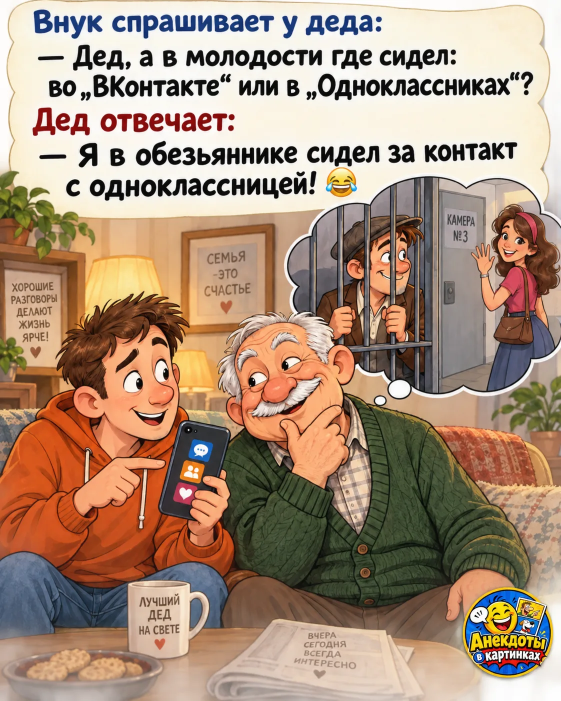 Внук спрашивает у деда: