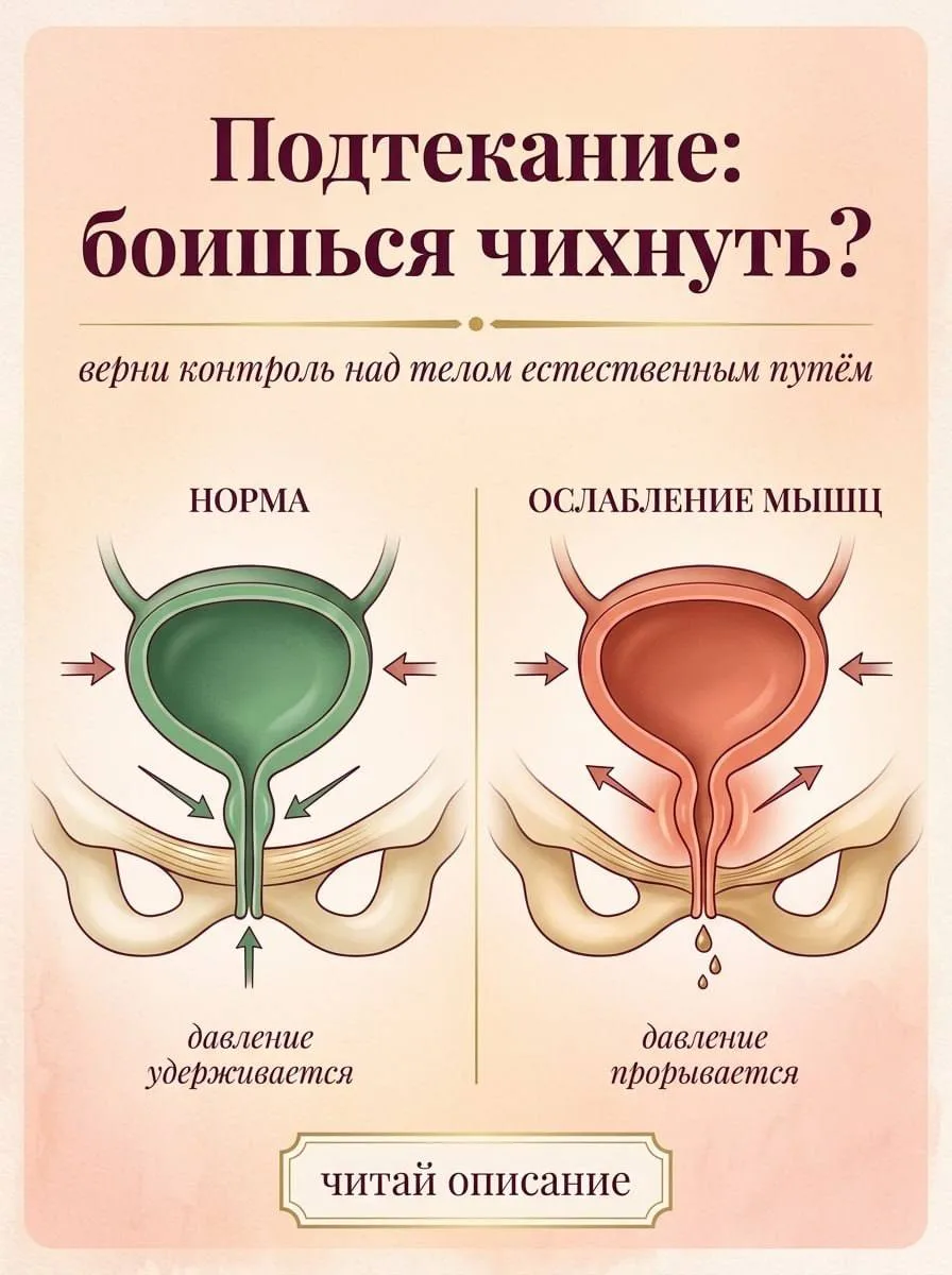 25% женщин 30–50 лет сталкивались с этой проблемой. А после 60 лет — до 80% !!! Это под...