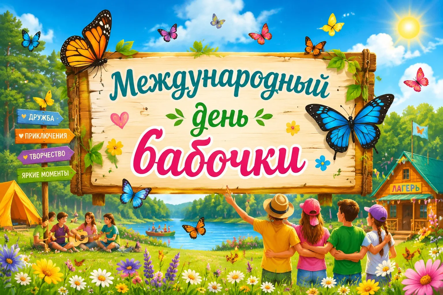 ✅ "Международный день бабочки" в пришкольном лагере "Территория здоровья"! МКОУ "СШ №1" 🦋

🦋Сегодн