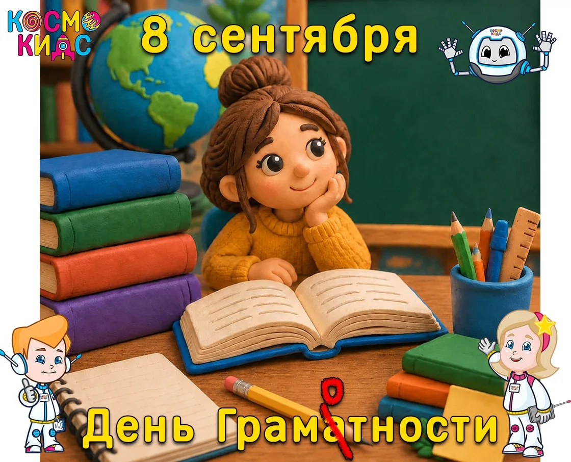 📚 8 сентября — Международный день грамотности