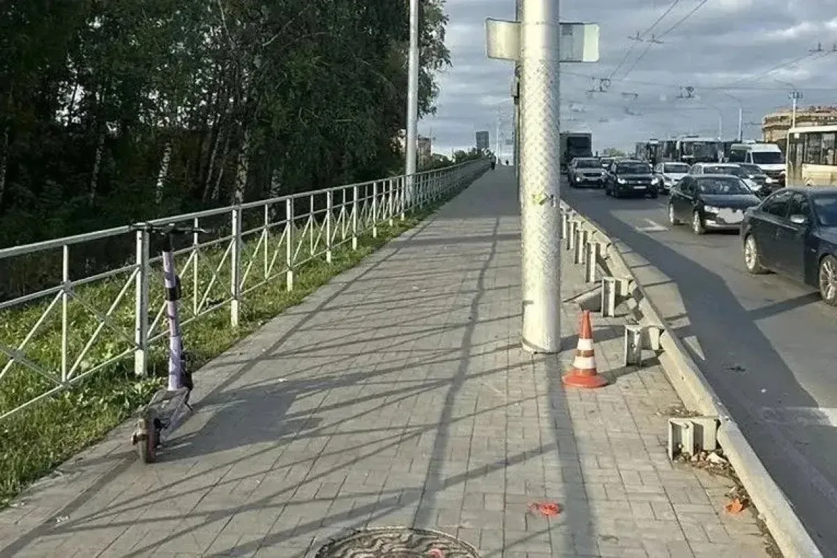 В Рязани произошло ДТП с участием электросамоката. 29 сентября около 15:20 у дома № 49 ...