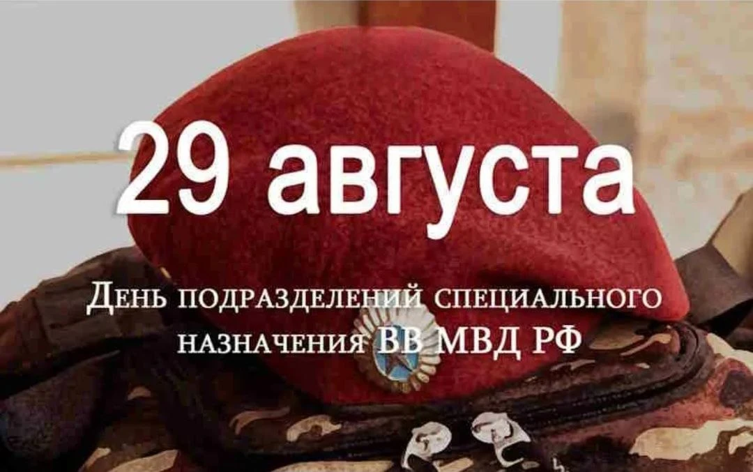 29 августа — День подразделений специального назначения внутренних войск МВД России