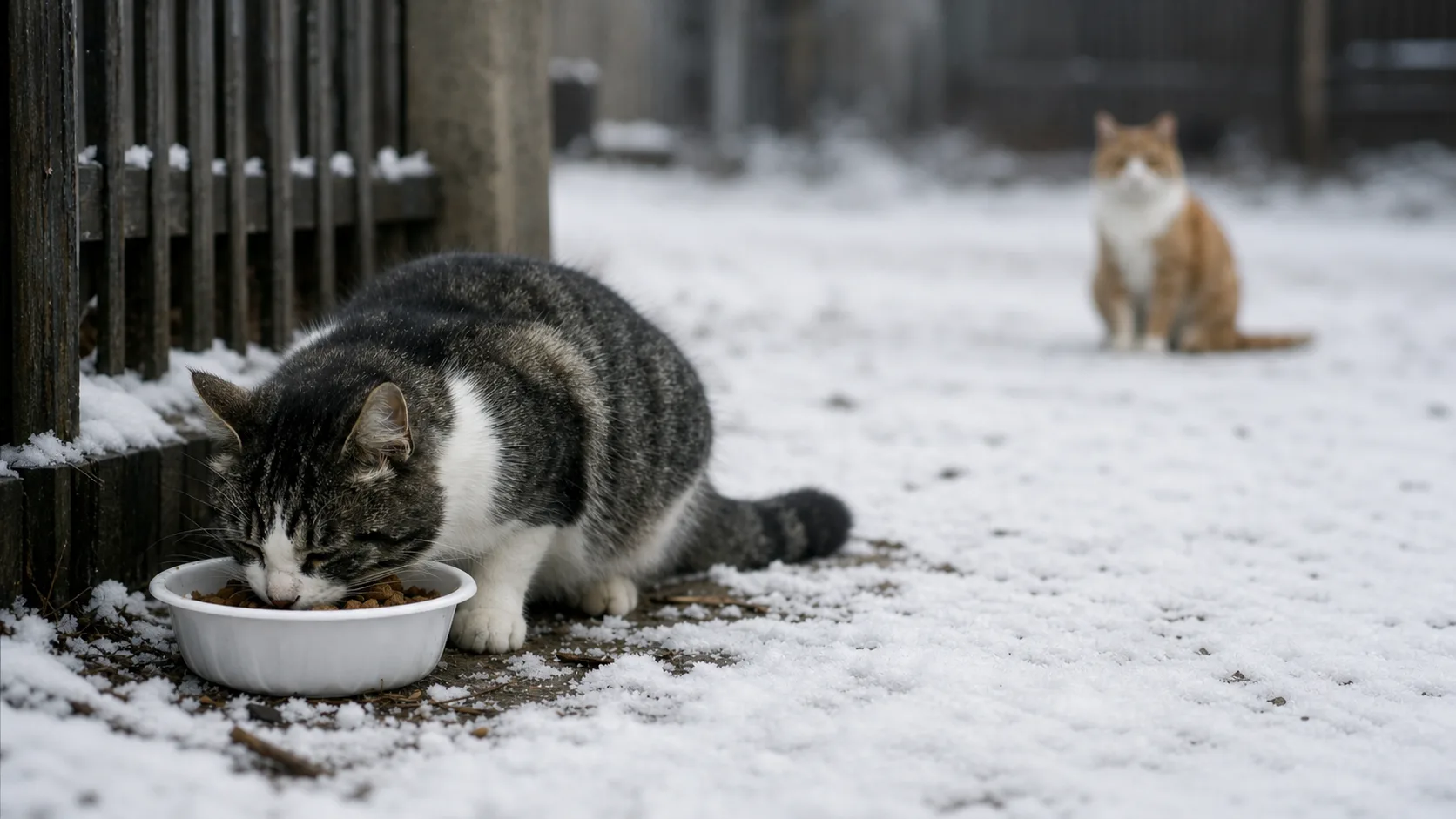 🐾 Главный враг дворовой кошки: это не собаки и не мороз

Взрослая дворовая кошка, прожившая на улиц