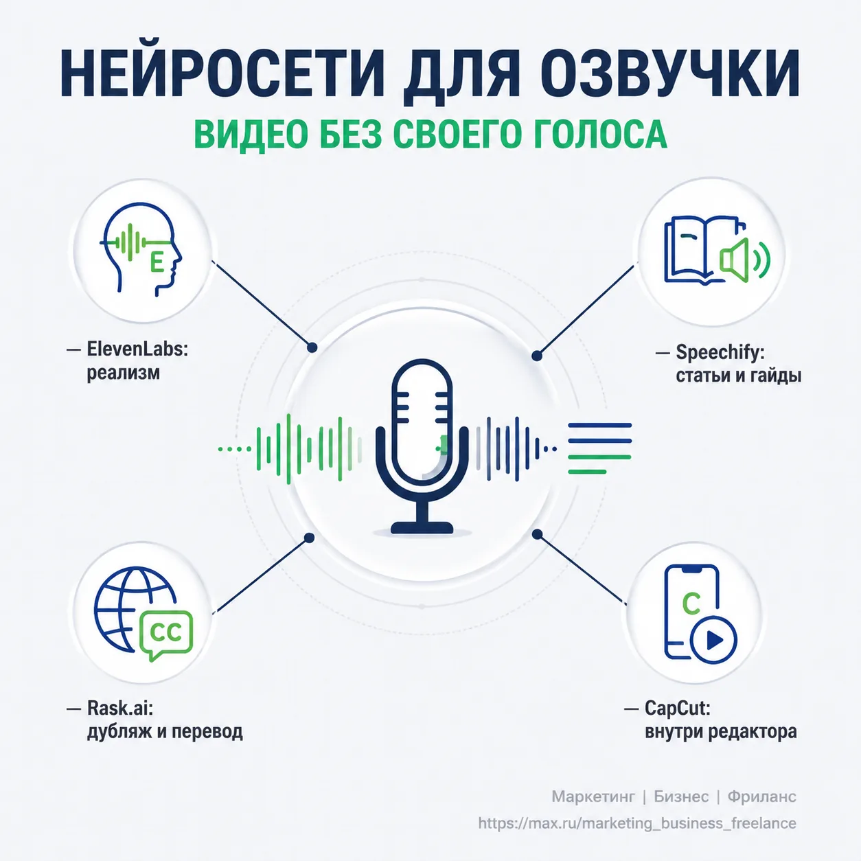 Нейросети для озвучки