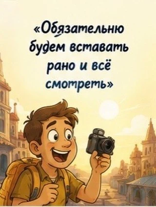 Фразы, которые редко сбываются в путешествиях 😊