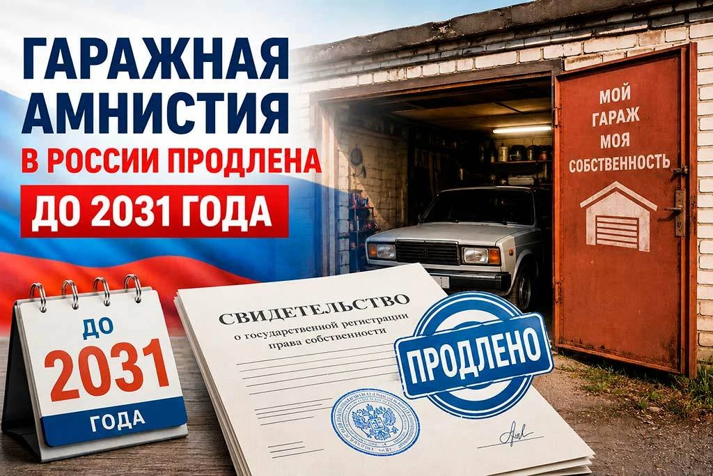 4 августа 2026 года президент РФ Владимир Путин подписал закон о продлении «гаражной ам...