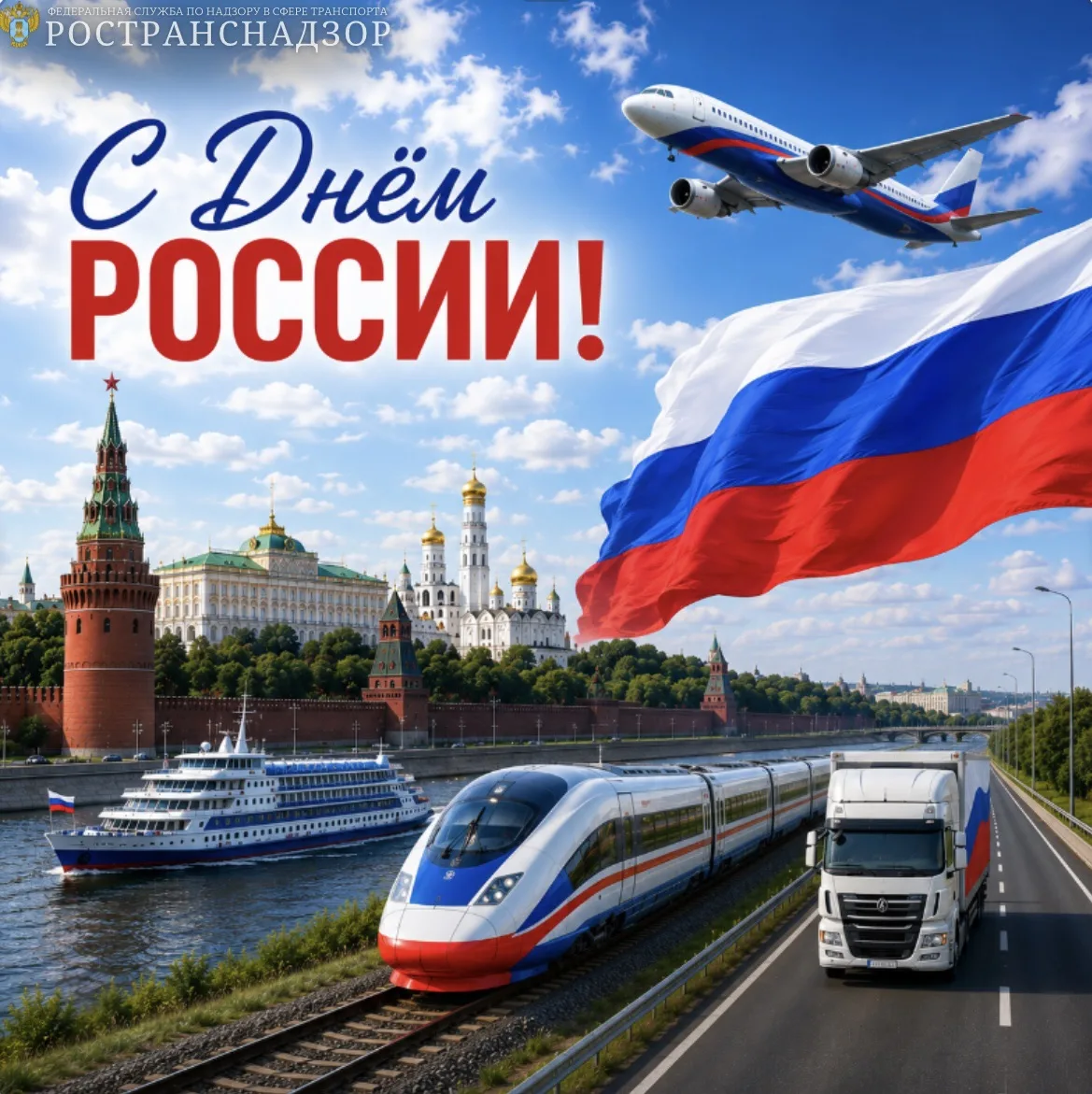 🇷🇺Поздравление руководителя Ространснадзора с Днём России