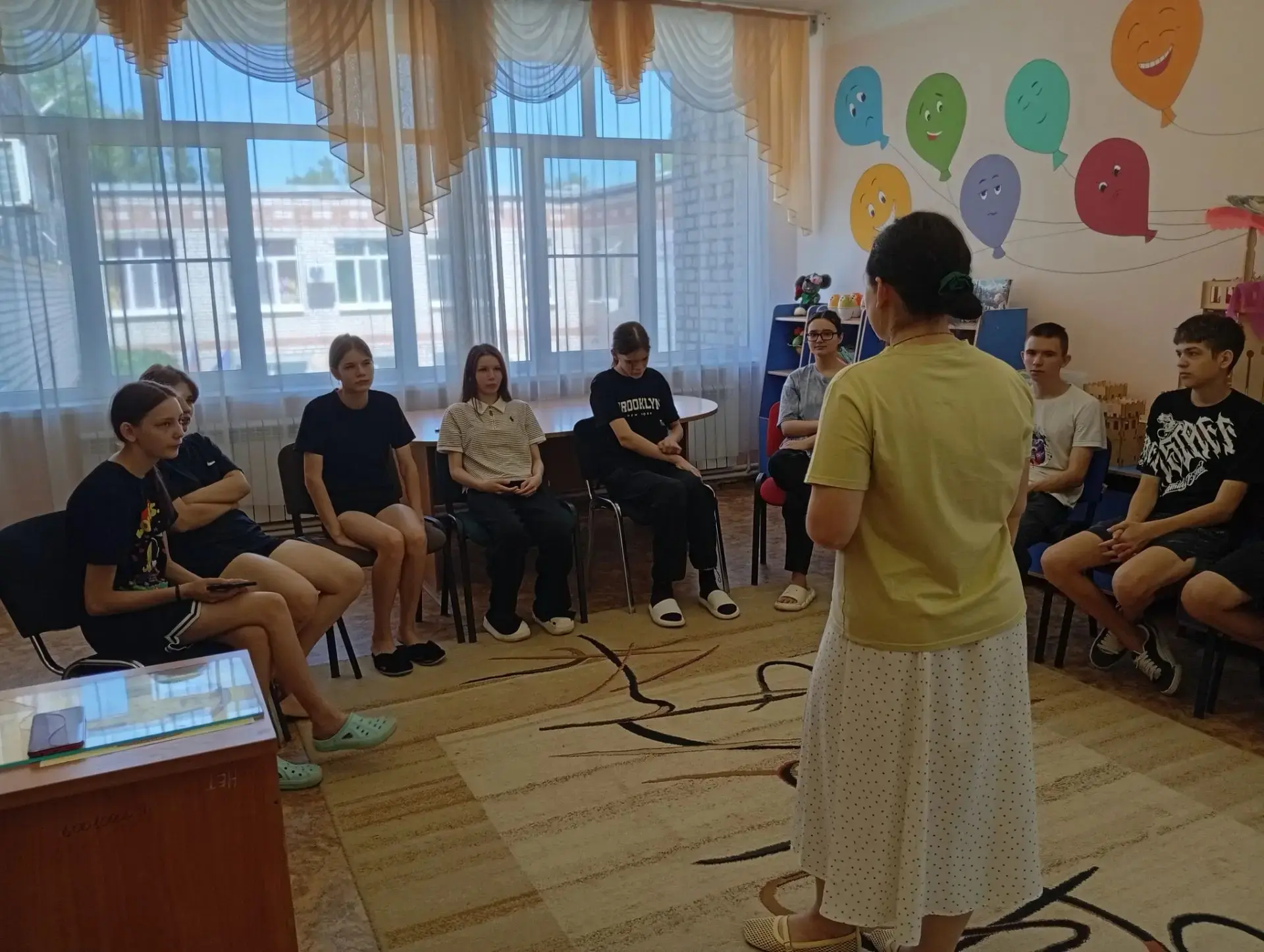 💡В центре «Юность» педагоги-психологи провели профилактическое занятие «Умей сказать „Нет“» для под