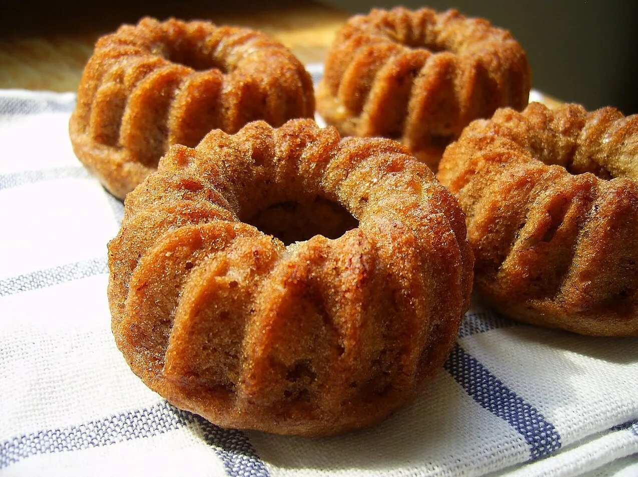 Нежные кексы с бананом и яблоком 🧁