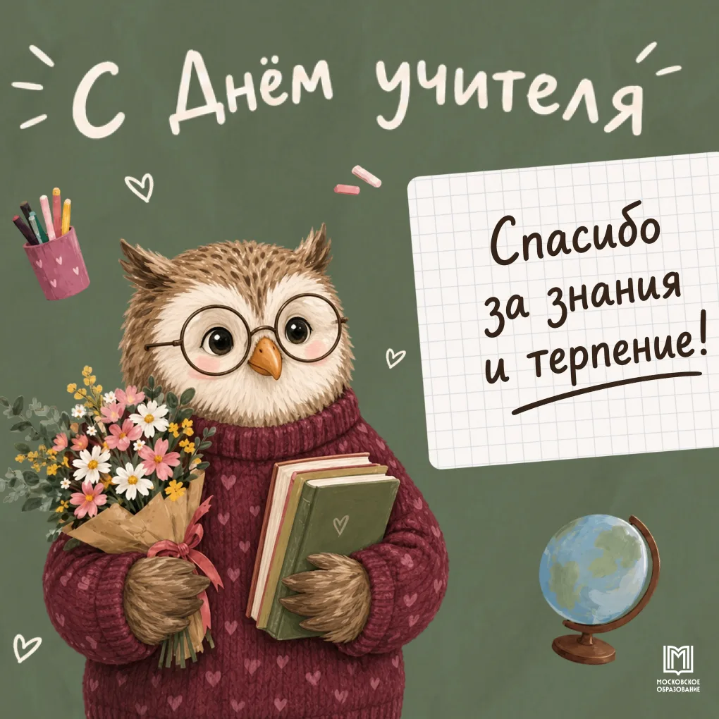💐 С Днём учителя