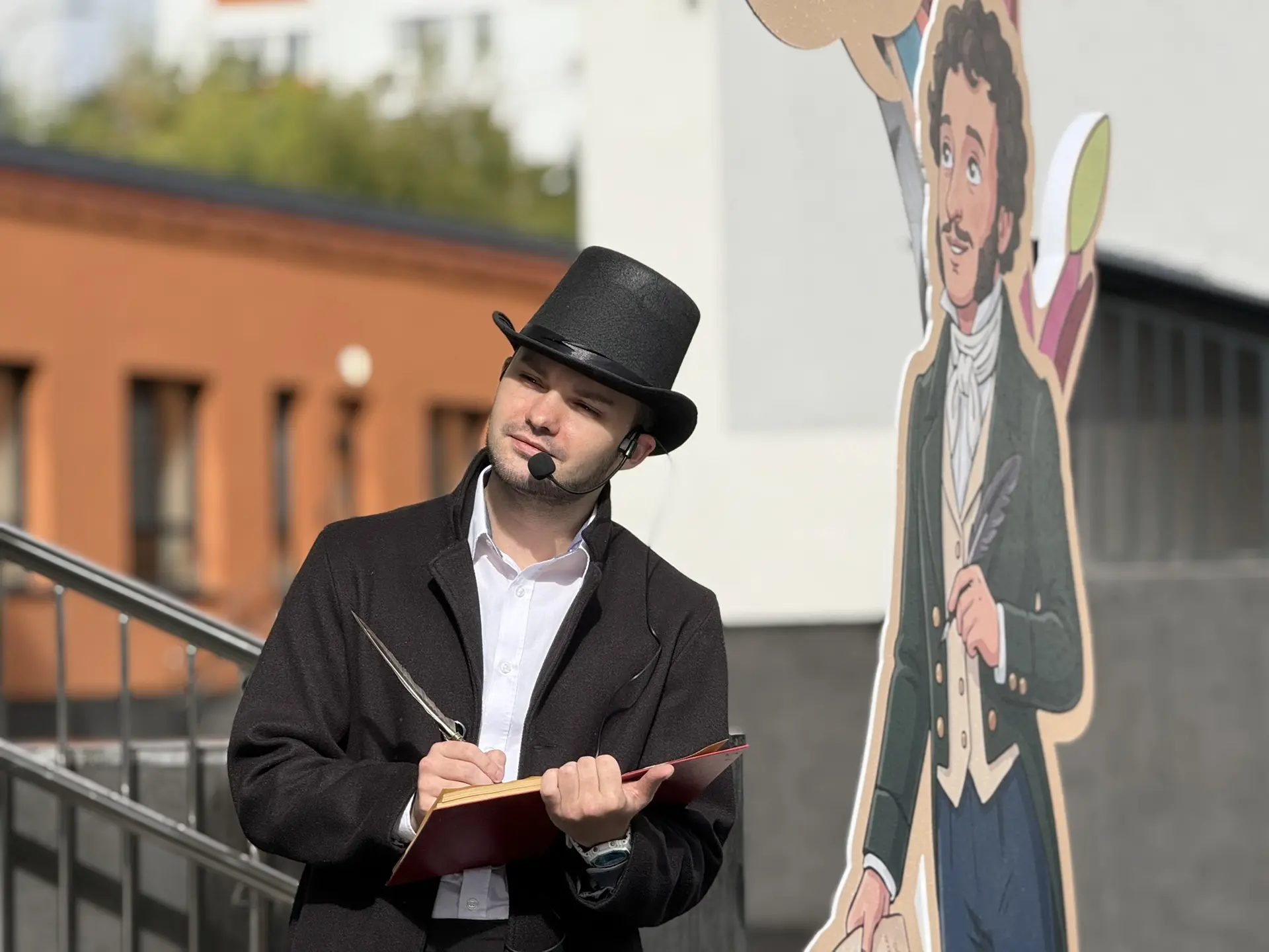 🎩 А вы знали, что в нашей школе теперь живёт… Пушкин? ✨