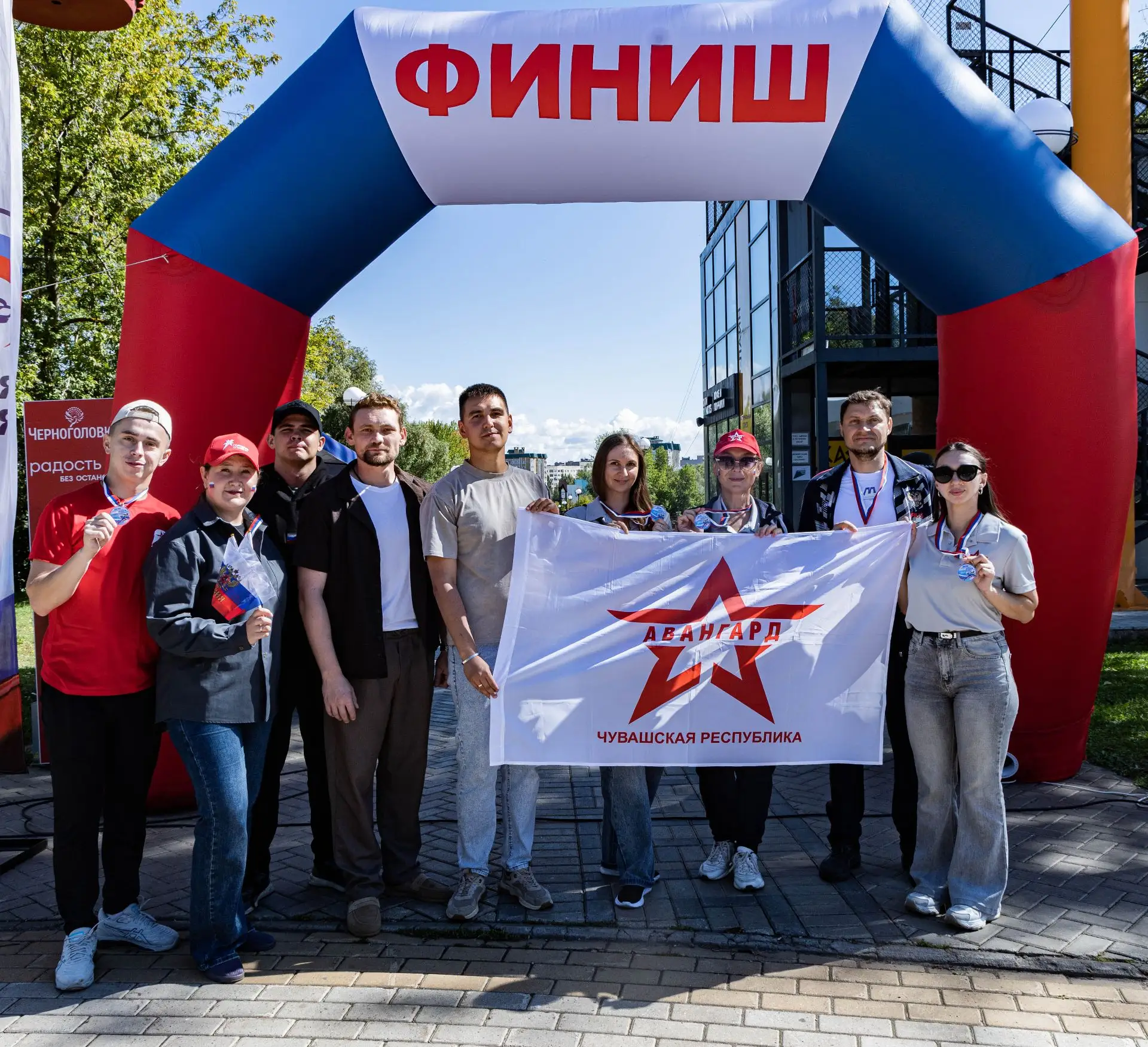 ЗАБЕГ В ЧЕСТЬ ДНЯ ГОСУДАРСТВЕННОГО ФЛАГА РОССИЙСКОЙ ФЕДЕРАЦИИ.