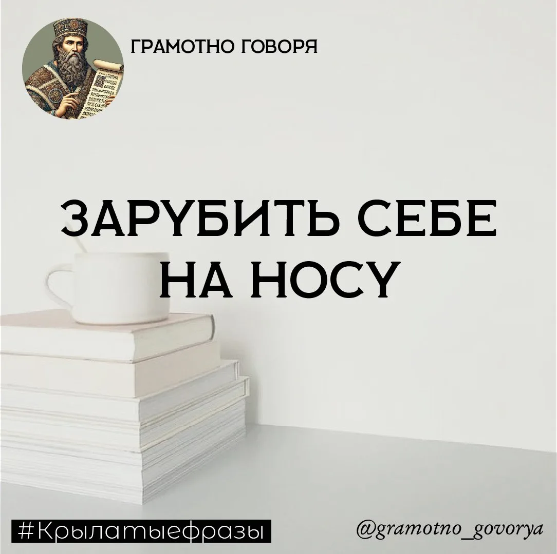«Зарубить себе на носу»
   
Происхождение: Раньше люди носили деревянные таблички с памятными запися