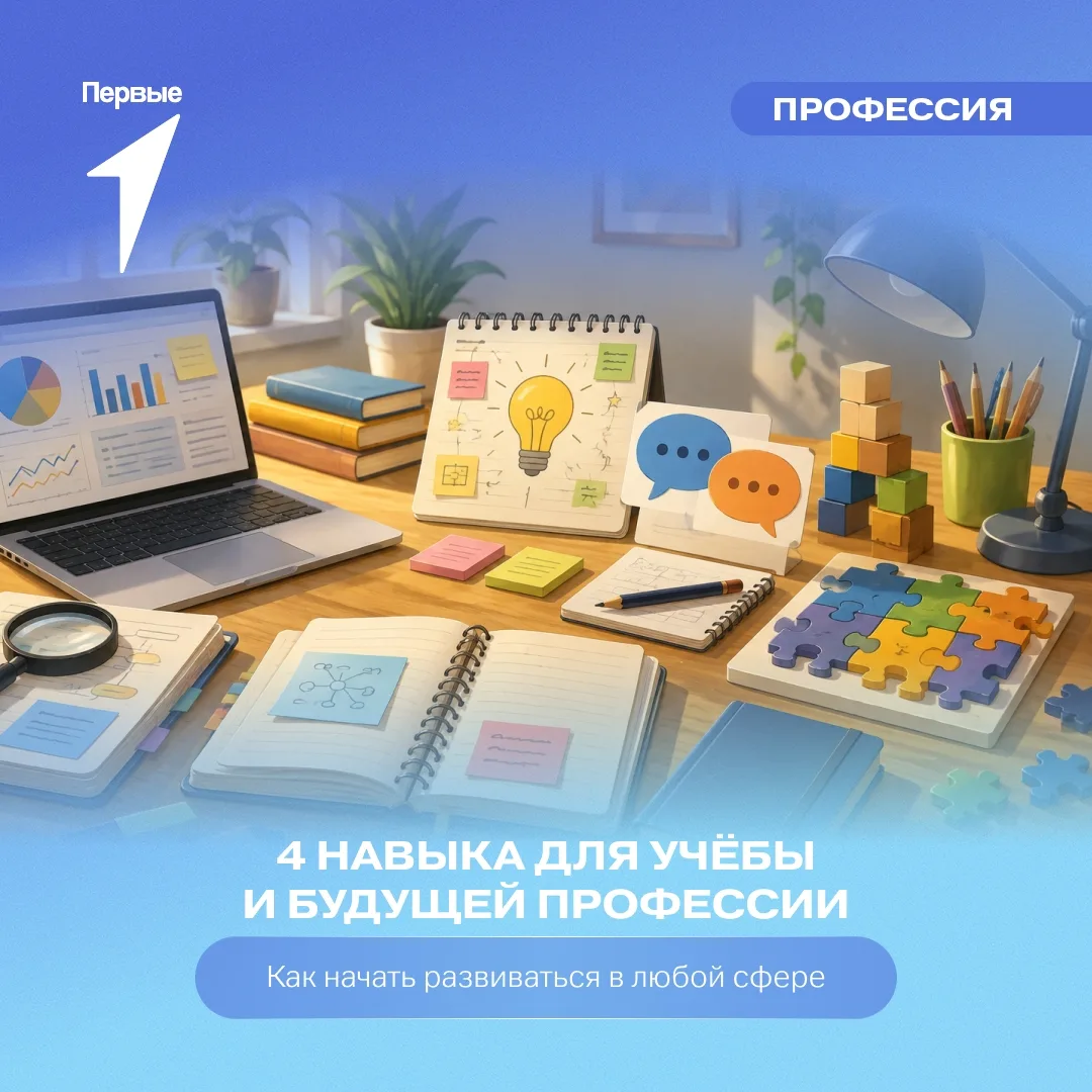 🚀 4 навыка, которые пригодятся в учёбе и будущей профессии!