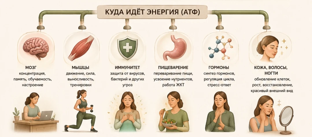 Нужное фабрике сырье (не дыньки и питание под настроение) даёт энергию на обеспечение р...