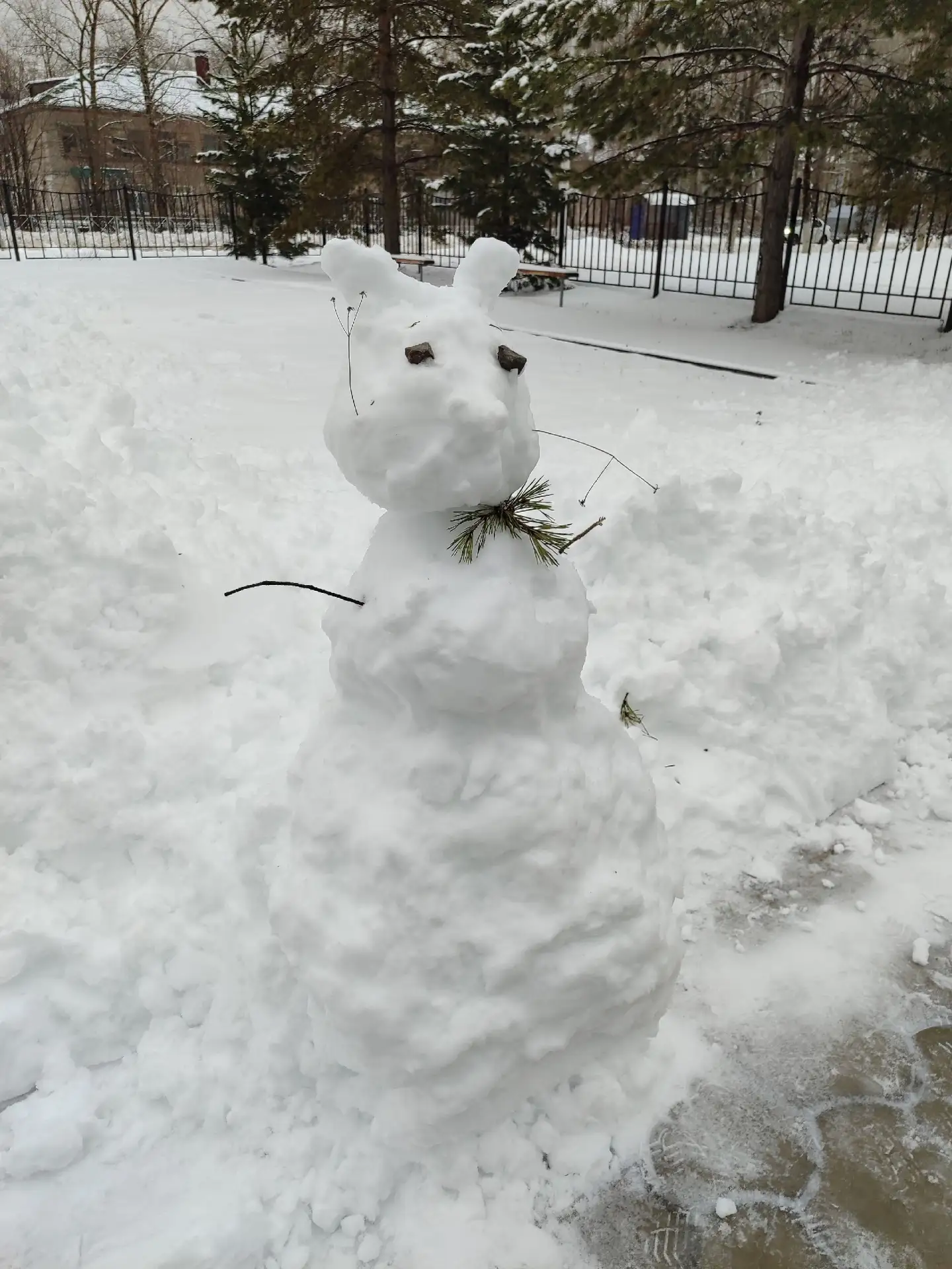 Нам летом хочется зимы,
А в холода тепла и солнца))

⛄Яйвинские снеговики 2026⛄