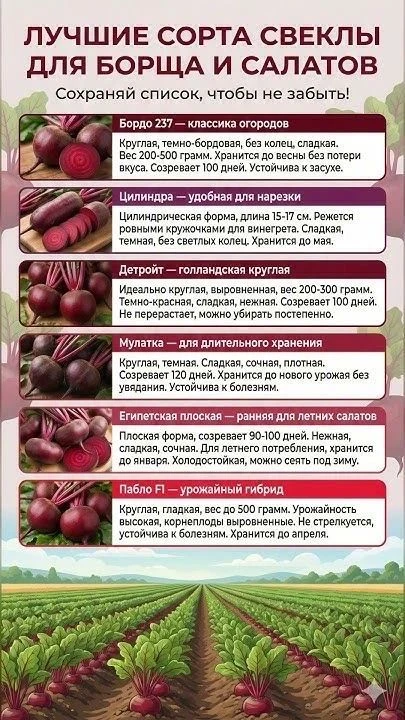 Свёкла для борща и салатов 🫜