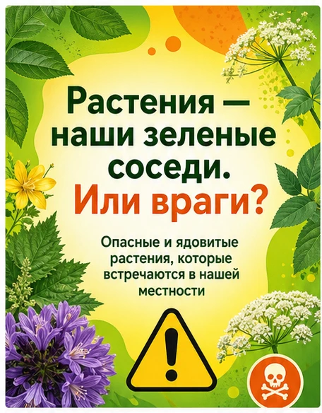 Растения – наши зеленые соседи. Или – враги?
Чтобы ваше лето не привело вас в больницу, сегодня мы р