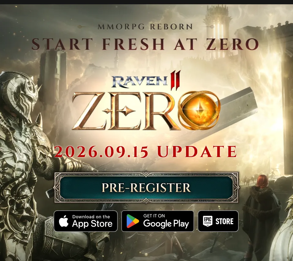 🔥 Для глобальной версии Raven 2 откроют новый фреш-сервер ZERO. Компания Netmarble ано...