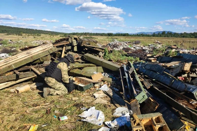 Взрывотехники Росгвардии обследовали снаряды в пригороде Улан-Удэ