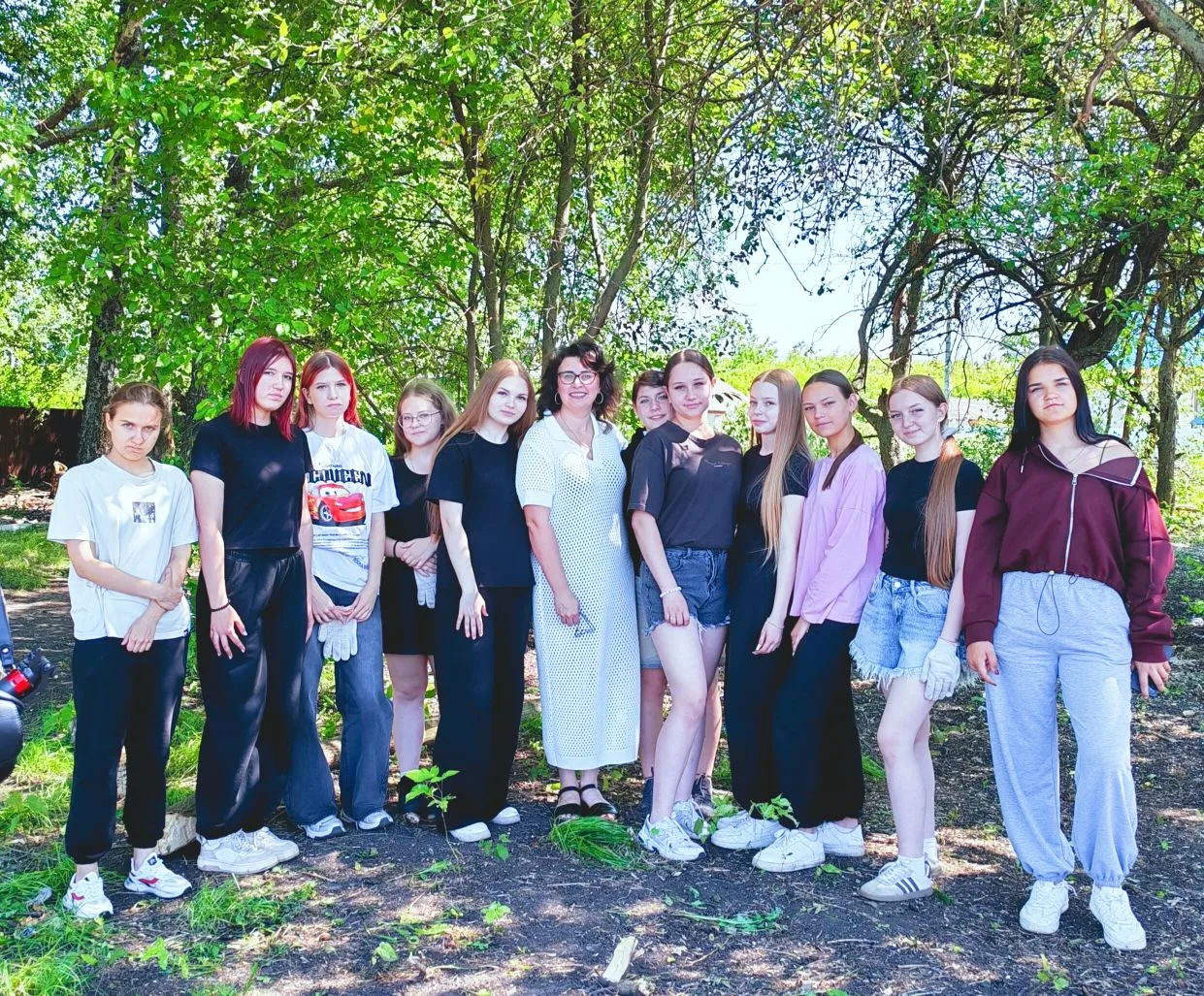 7️⃣ день в трудовом экспериментальном лагере актива сельских школьников при МБОУ " Лицей 1" р. п. Ча