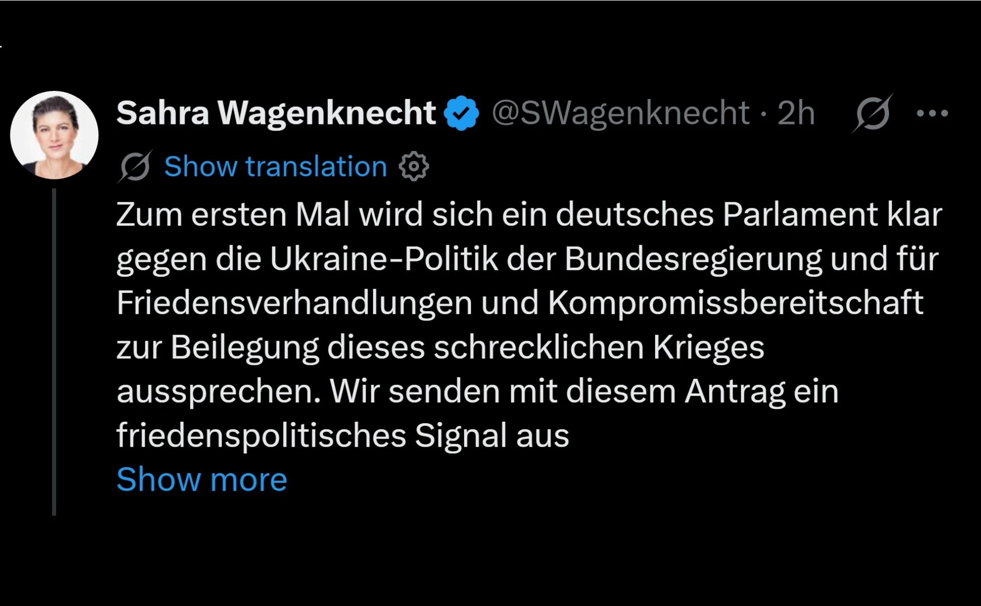 🇷🇺🇩🇪Германии необходимо правительство, которое будет стремиться к диалогу с Россией...