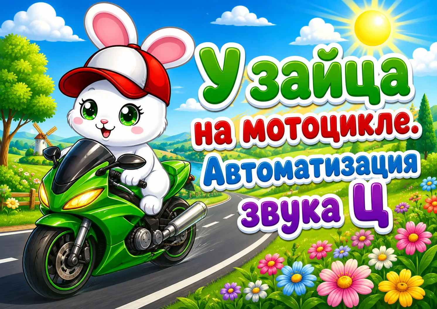 🐰🏍 Пособие «У зайца на мотоцикле»