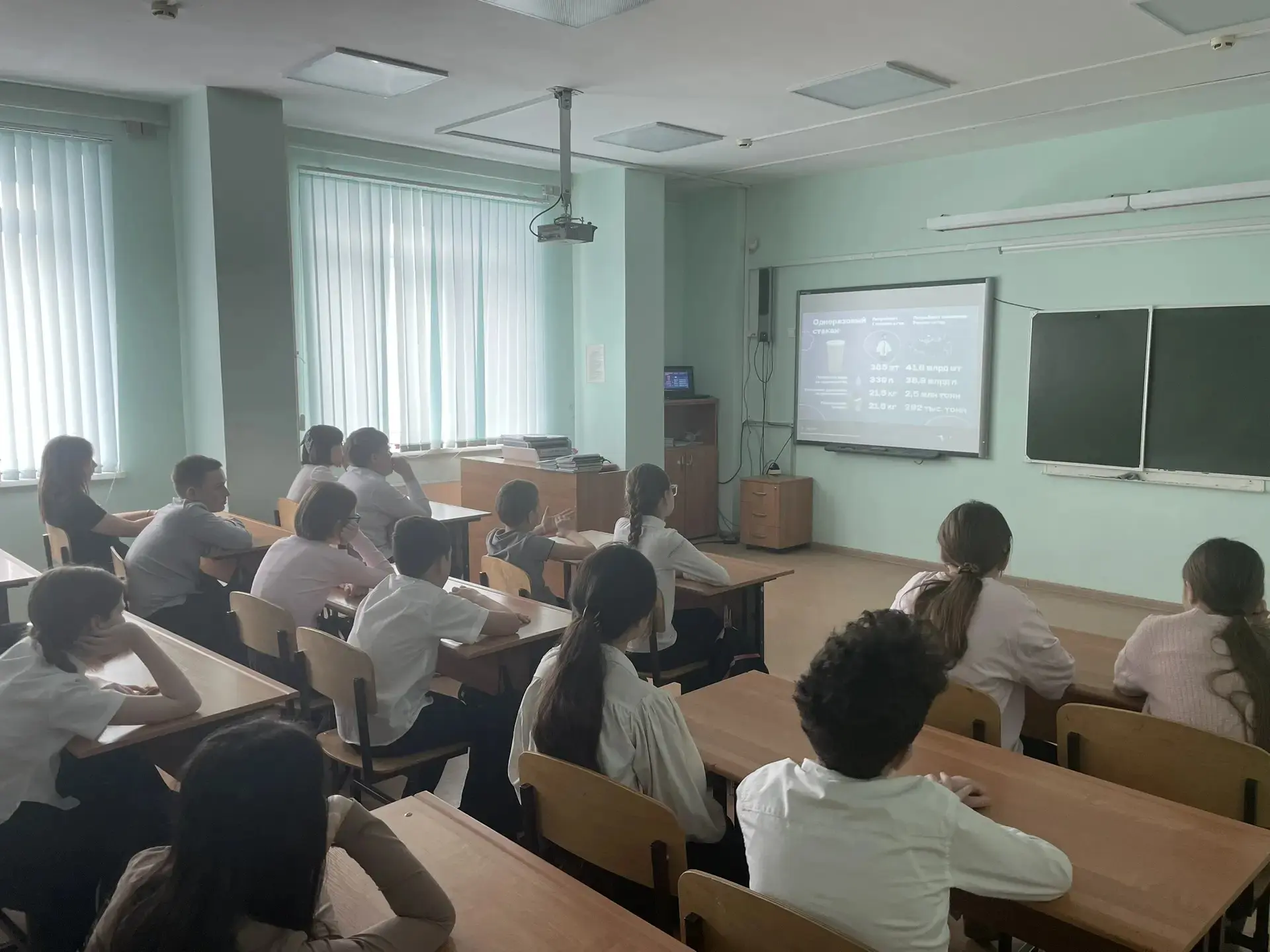 Экологические уроки в школе.  С 12 по 16 марта в ГБОУ СОШ 5 « ОЦ «Лидер» проходили экологические уро