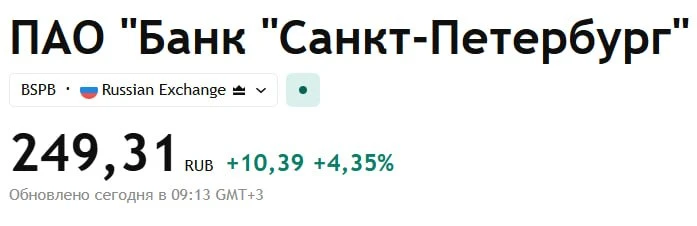 ‼️ СД «Банка Санкт-Петербург» рекомендовал дивиденды за 1 полугодие 2026 года в размере...